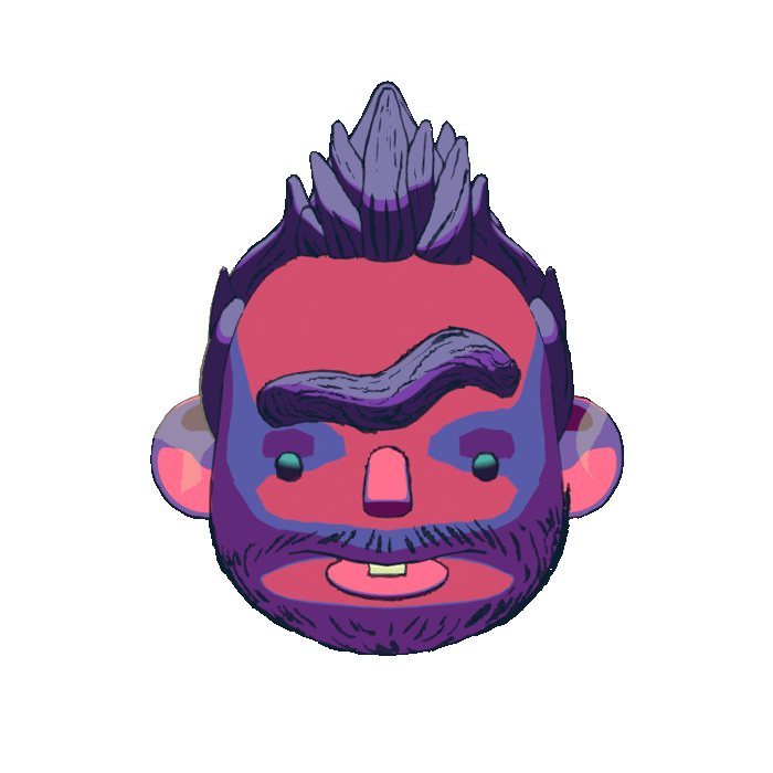 Marko's self-portrait illustration